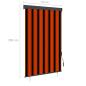 Preview: Außenrollo 120 x 250 cm Orange und Braun