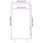 Preview: Außenrollo 80 x 250 cm Cremeweiß