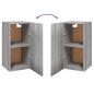 Preview: 7-tlg. TV-Schrank-Set Grau Sonoma Holzwerkstoff