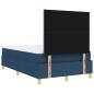 Preview: Boxspringbett mit Matratze & LED Blau 120x190 cm Stoff
