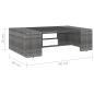 Preview: 10-tlg. Garten-Lounge-Set Poly Rattan Grau
