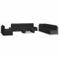 Preview: ARDEBO.de - 9-tlg. Garten-Lounge-Set Poly Rattan Schwarz