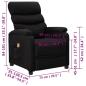 Preview: Massagesessel Schwarz Stoff