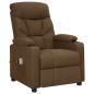 Preview: Massagesessel Elektrisch Braun Stoff