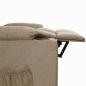 Preview: Aufstehsessel Taupe Stoff