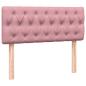 Preview: Boxspringbett mit Matratze Rosa 120x220 cm Samt