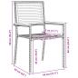 Preview: 7-teiliges Garten Esszimmer Set Schwarz Poly-Rattan Akazie, Stapelbare Gartenstühle mit Kissen 2 Stk Schwarz Poly-Rattan