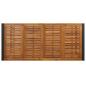 Preview: 9 Teile Garten Esstischset Beige Poly Rattan Akazie, Stapelbare Gartenstühle mit Kissen - Set von 2 in Beige Poly Rattan