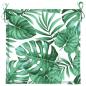 Preview: Stuhlkissen 2 Stk. Blattmuster 40x40x3 cm Stoff
