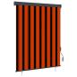 Preview: ARDEBO.de - Außenrollo 140x250 cm Orange und Braun
