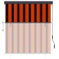 Preview: Außenrollo 140x250 cm Orange und Braun