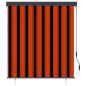 Preview: Außenrollo 140x250 cm Orange und Braun