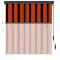 Preview: Außenrollo 140x250 cm Orange und Braun