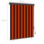 Preview: Außenrollo 140x250 cm Orange und Braun
