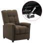 Preview: Relaxsessel Elektrisch Braun Stoff