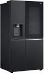 Preview: LG GSGV91EVAD Stand Side-by-Side Kombination, 91,3 cm breit, 635 L, Eis-, Crushed Ice- und Wasserspender, Wassertank, WLAN, Essence Black Steel
