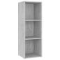 Preview: TV-Schränke 4 Stk. Betongrau 107x35x37 cm Holzwerkstoff