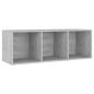 Preview: TV-Schrank Betongrau 107x35x37 cm Holzwerkstoff