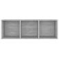 Preview: TV-Schrank Betongrau 107x35x37 cm Holzwerkstoff