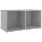 Preview: 3-tlg. TV-Schrank-Set Betongrau Holzwerkstoff