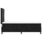 Preview: Boxspringbett mit Matratze Schwarz 80x200 cm Samt