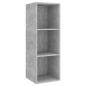 Preview: 3-tlg. TV-Schrank-Set Betongrau Holzwerkstoff