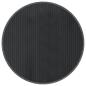Preview: Teppich Rund Grau 60 cm Bambus