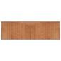 Preview: Teppich Rechteckig Natur 60x200 cm Bambus