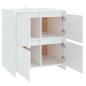 Preview: Sideboard Weiß 70x41x75 cm Holzwerkstoff
