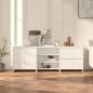 Preview: ARDEBO.de - 3-tlg. Sideboard Weiß Holzwerkstoff