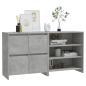 Preview: 2-tlg. Sideboard Betongrau Holzwerkstoff