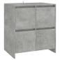 Preview: 2-tlg. Sideboard Betongrau Holzwerkstoff