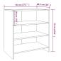 Preview: 2-tlg. Sideboard Betongrau Holzwerkstoff