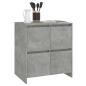 Preview: Sideboards 2 Stk. Betongrau 70x41x75 cm Holzwerkstoff