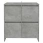 Preview: Sideboards 2 Stk. Betongrau 70x41x75 cm Holzwerkstoff