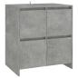 Preview: Sideboards 2 Stk. Betongrau 70x41x75 cm Holzwerkstoff