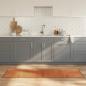 Preview: ARDEBO.de - Teppich Rechteckig Braun 60x200 cm Bambus
