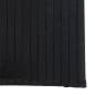 Preview: Teppich Rechteckig Schwarz 60x200 cm Bambus