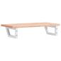 Preview: Waschbeckenregal Wandmontage Stahl und Massivholz Buche