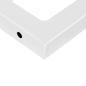 Preview: Waschbeckenregal Wandmontage Stahl und Massivholz Buche