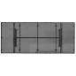 Preview: Garten Essgruppe mit Kissen 9 pcs Schwarz Poly-Rattan