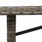 Preview: 9-teilige Garten Essgruppe Graues Poly-Rattan