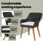 Preview: Garten Essgruppe mit Kissen 5 pcs Schwarz Poly-Rattan