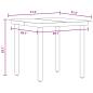 Preview: Garten Essgruppe mit Kissen 5 pcs Schwarz Poly-Rattan