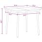 Preview: Garten Essgruppe mit Kissen 5 pcs Grau Poly-Rattan