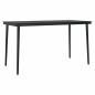 Preview: 5-teilige Garten Essgruppe Grau Poly Rattan