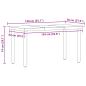 Preview: Garten Essgruppe mit Kissen 5 pcs Grau Poly-Rattan