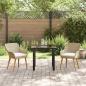 Preview: Garten Essgruppe mit Kissen 3 pcs Beige Poly-Rattan
