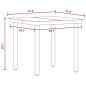 Preview: Garten Essgruppe mit Kissen 5 pcs Beige Poly-Rattan