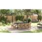Preview: 9-teilige Garten Essgruppe Beige Poly Rattan